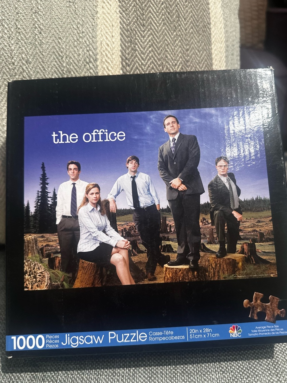 The Office 1000-Piece Jigsaw Puzzle - Black/Blue Cover